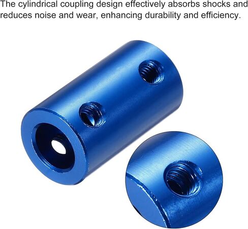 MECCANIXITY Rigid Screw Coupling 6mm to 7mm Shaft Coupler Connector L25mm x D14mm Steel Joint Connector Rigid Coupling Set for 3D Printers DIY Encoder with 16 Screws, 4 Pcs in Saudi Arabia