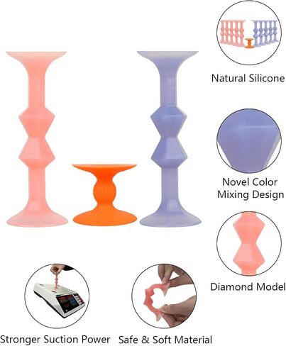 11Pcs Diamond Styled Valentine's Day Silicone Suction Cup Dart Game Pictionary Game for Family Party (Mix Color) in Saudi Arabia