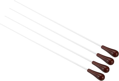 PATIKIL 38cm/15Inch Music Conductor Baton,4Pcs Orchestra Baton Resin Handle for Singing Leader Music Director Green in Saudi Arabia