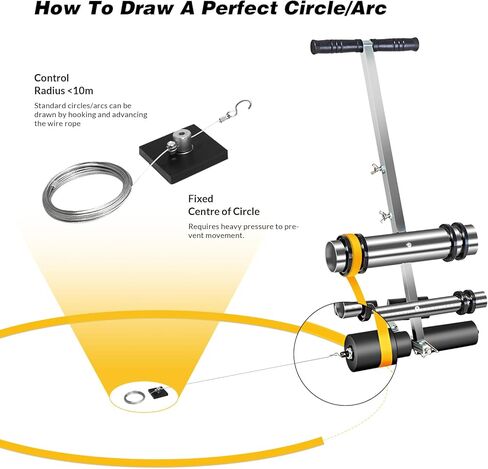 Line Striping Machine, with Drawing Circle Kit, Parking Lot Striping Machine for Driveway, Asphalt Or Concrete, Basketball Courts, Pickleball Court, Road Warning in Saudi Arabia