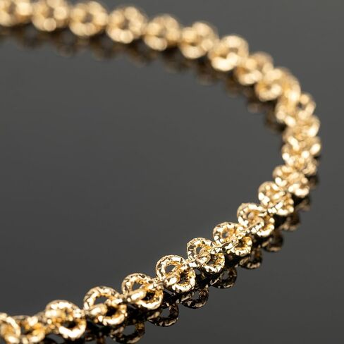 16.4 Feet Aluminum Jewelry Chain Roll Gold Plated Oval Paperclip Chain for Jewelry Making Hip Pop Rapper Necklace Choker DIY Jewelry Supplies Findings in Kuwait