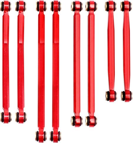 HobbyPark High Clearance Links Set Steering Rod Tie Upgrades for Axial SCX24 C10 AXI00001 Wrangler JLU AXI00002 Bronco AXI00006 1/24 RC Crawler Car (Blue) in Kuwait