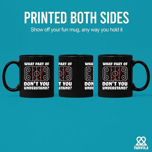 What Part of Don't You Understand Hockey Player Gifts Funny Sarcastic Coach Gifts For Hockey Ceramic Coffee Mug (White, 11 oz) in Saudi Arabia