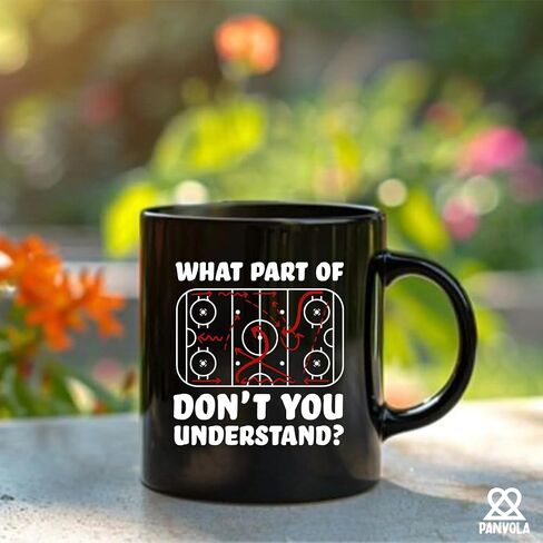 What Part of Don't You Understand Hockey Player Gifts Funny Sarcastic Coach Gifts For Hockey Ceramic Coffee Mug (White, 11 oz) in Saudi Arabia