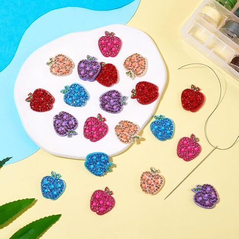 fashewelry 20pcs بقع راينستون لؤلؤة أبيض لذيذ المقلدة لؤلؤة التاج من زهرة الزهرة القلب الفراشة bowknot الأرانب المطرزة على بقع للملابس ، النسيج ، حقيبة الظهر in Saudi Arabia