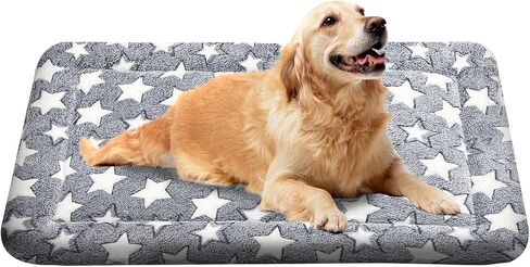 Dog Bed Mat - Soft Crate Pad for Kennel, Durable Pet Bed for Small Dogs & Cats - Comfort Support for Pet Crate, Cage, House in Saudi Arabia