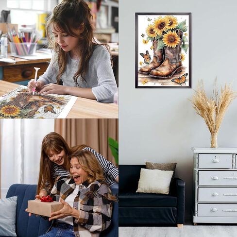 مجموعات الرسم الماسي لرف الكتب من CEOVR للبالغين، كتاب سحري بنقاط فنية ماسية 5D حفر كامل DIY فن الجمجمة القوطي، مجموعات الحرف اليدوية للبالغين الفنون والحرف اليدوية، ديكور جدار عتيق للمكتب المنزلي 12 × 16 بوصة in Kuwait