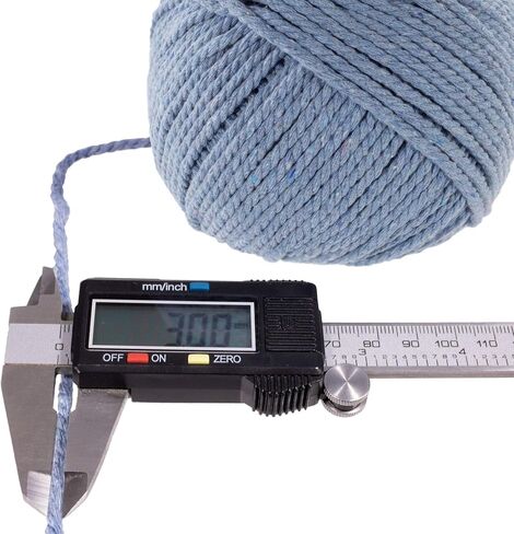 Macrame Cord (الذهب ، 4 مم × 50 مترًا) - خيوط ناعمة in Kuwait