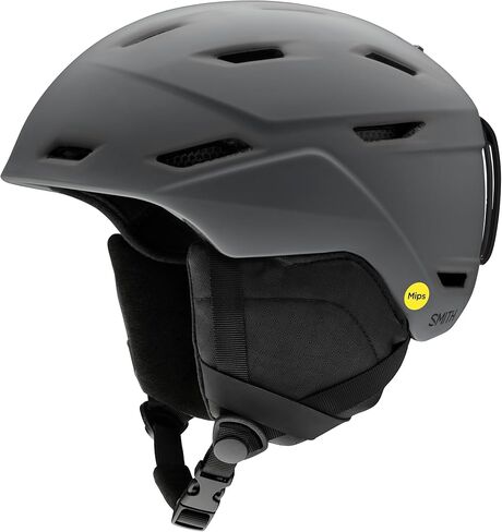 SMITH Unisex Mission Snow Sport Helmet - Matte Slate | Large in Saudi Arabia