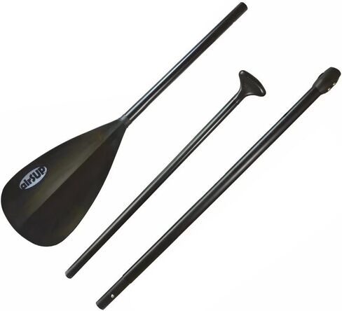 Tough 3 Piece Compact Paddle for Inflatable SUP Light 33oz with NO TWIST - Oval Shaft by airSUP in Saudi Arabia