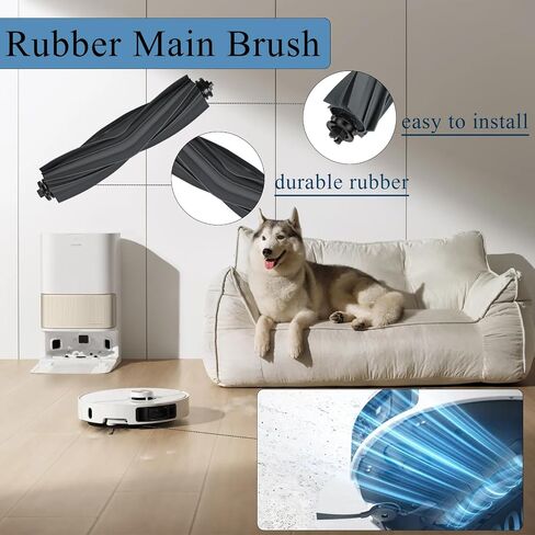 Accessories for Dreame L10s Pro Ultra Heat/ X30 Ultra, Replacement Parts for Dreame L10s Ultra Gen 2 with 1 Main Brush, 4 Dust Bags, 6 Mop Pads, 4 HEPA Filter, 4 Side Brushes in Saudi Arabia