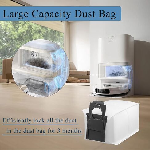 Accessories for Dreame L10s Pro Ultra Heat/ X30 Ultra, Replacement Parts for Dreame L10s Ultra Gen 2 with 1 Main Brush, 4 Dust Bags, 6 Mop Pads, 4 HEPA Filter, 4 Side Brushes in Saudi Arabia