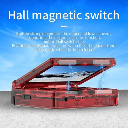 RG35XXSP Flip Portable Retro Retro Handheld Game Console ، RG35XXSP 3.5 بوصة نظام IPS شاشة Linux مع بطاقة 64G TF تم تثبيتها مسبقًا 5532 لعبة ، وحدات التحكم في ألعاب CLAMSHELL تدعم 5G WIFI Bluetooth HDMI XXSP in Kuwait