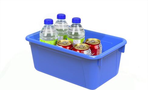 Storex Small Cubby Bins – Plastic Storage Containers for Classroom, 12.2 x 7.8 x 5.1 inches, Candy Violet, 5-Pack (62478A05C) in Kuwait