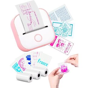 Print Pods Mini Printer - T02 Sticker Printer, Portable Thermal Inkless Label Maker Machine, Pocket Phone Adhesive Labeler for Study Graphic, Anatomical Diagram, Photo, Green in Kuwait