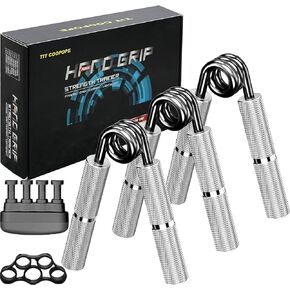 Hand Grip Exerciser Strengthener,Resistance Levels 50-450Lbs,Grip Strength Trainer,Non-Slip Gripper,Heavy Duty Grip Enhancer