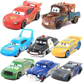 6 Pcs Car Toys, Car Movie Die-cast Toy Car Set, 1:55 Ratio, Birthday Gifts for The Kids (6 Pieces) in Saudi Arabia