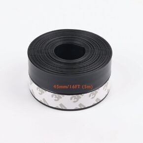 5M/16ft Window Sealing Strip, Self Adhesive Weather Stripping 35mm Width, Silicone Door Bottom Seal Strip Tape for Gaps of House Glass Shower Window and Door Weatherproof Soundproof, Transparent in Kuwait