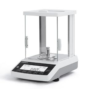 Lab Analytical Balance 0.1mg*120g Laboratory Scale 0.0001g Accuracy High Precision Scale Jewelry Scale Lab Digital Scale 0.0001g (0.1mg*120g with Calibration Weight)