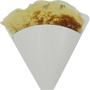 Crepe Holder White, Regular Size - Perforated 250 gram Cardboard - 100 Pieces, 39¢ per holder