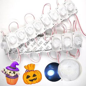 LED Module, LED Module Light 6000k White 100pcs 1LED 150LM Per LED Module IP65 Waterproof Replacement Light for Advertising Signs with Tape Adhesive Backside (White Light)