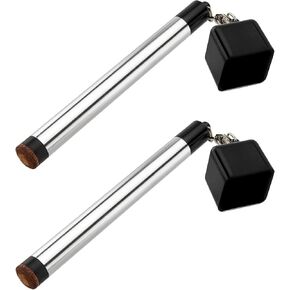 TRINKA Pool Chalk Holder for Billiards, 2 in 1 Portable Pool Snooker Chalk Holder Billiard Cue Tip Pricker Prep Tool, Pool Table Accessory
