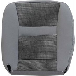 Priprilod Gray Cloth Front Driver Side Bottom Replacement Seat Cover Compatible with Dodge Ram 2500 3500 4500 5500 2006 2007 2008 2009 2010