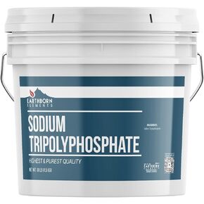 Earthborn Elements Sodium Tripolyphosphate, 1 Gallon Bucket, Cleaning Agent, Water Softener, Laundry Additive, Resealable Bucket