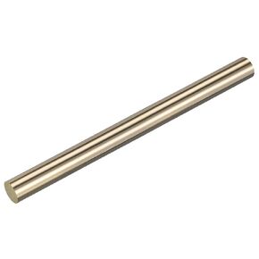 MECCANIXITY Brass Rods 1/4 Inch x 35 Inch Brass Solid Round Rod for Handle Pin DIY Craft Material Pack of 5