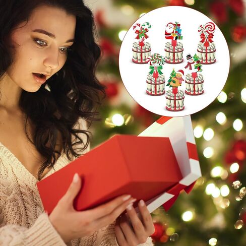 Blosssound 6 Pieces Money Holders Wooden Cash Holder with 10 Holes Candy Money Dispenser Cash Tree Table Decor for Holiday Party Favors Supplies(Easter) in Kuwait