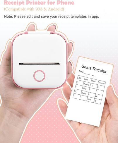 Print Pods Mini Printer - T02 Sticker Printer, Portable Thermal Inkless Label Maker Machine, Pocket Phone Adhesive Labeler for Study Graphic, Anatomical Diagram, Photo, Green in Kuwait