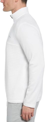 Callaway Men’s Pullover Sweater – Classic 1/4 Zip Pullover Men’s Fashion - Chinchilla X-Large in Saudi Arabia