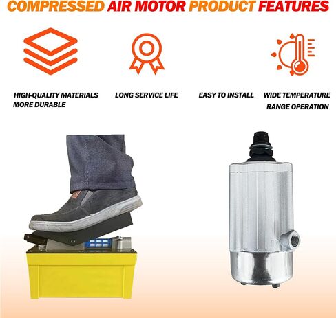 Autovo Compressed Air Motor for Hydraulic Pumps, Motorcycle Lifts and Shop Presses AP1005 in Saudi Arabia