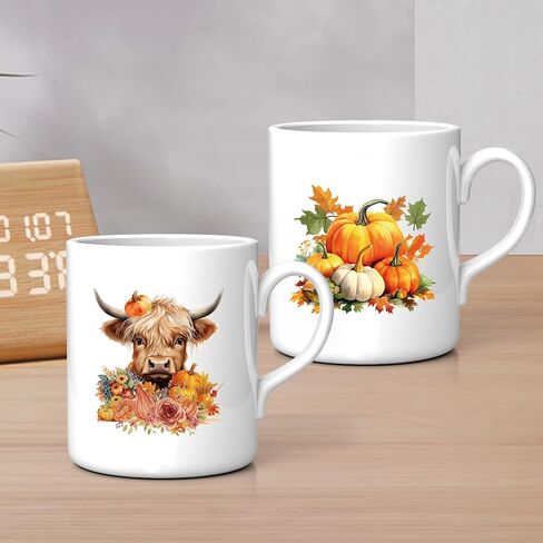 UV DTF Cup Wraps Transfer - 20 ورقة صفيحة أسود UV DTF ملصق للقدح ، الزجاج ، الأثاث ، فونيكاس ، فرك مقاوم للماء على النقل ، الأزهار ، ديزي ، تصميم الكلمات الملهمة ، حرفة DIY in Kuwait