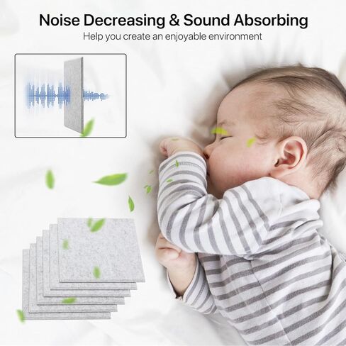 Soundproof Wall Panels, Kuchoow Acoustic Panels Sound Absorbing High Density, 12 Pack Tulips Shape Acoustic Panels Self-Adhesive, Sound Proof Panels for Walls 12" X 12" X 0.4" White in Kuwait