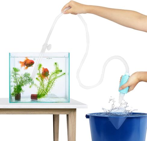Tera Pump 2 Pack Fish Tank Cleaner Siphon - مضخة مياه يدوية لـ 10-20 جالون أسماك - in Kuwait