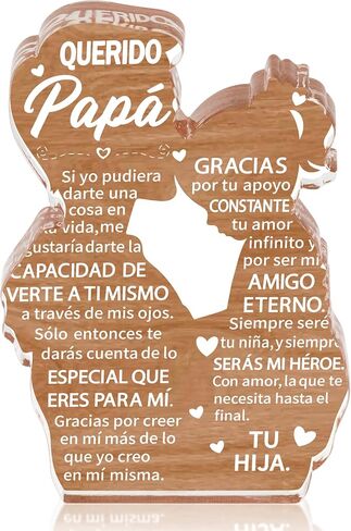 Yopyame Gift for Mom from Daughter - Spanish Mamá Mom Acrylic Mother Daughter Embracing Plaque Sign Best Mother Ever Gifts Regalos Para Mama Office Desk Birthday Mother’s Day Christmas Keepsake Gifts in Kuwait