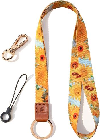 Senlly Neck Lanyard حزام للمفاتيح ، شارة معرف تصميم النمط الأصلي وحامل سلسلة المفاتيح in Kuwait