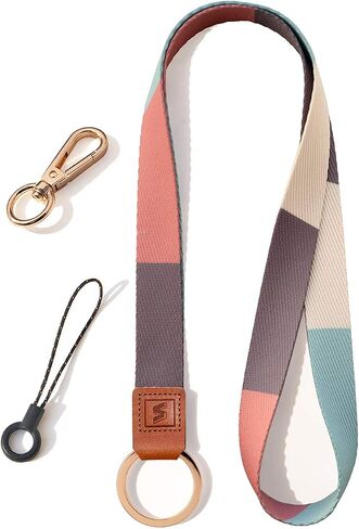 Senlly Neck Lanyard حزام للمفاتيح ، شارة معرف تصميم النمط الأصلي وحامل سلسلة المفاتيح in Kuwait