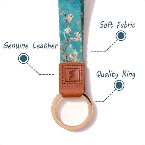 Senlly Neck Lanyard حزام للمفاتيح ، شارة معرف تصميم النمط الأصلي وحامل سلسلة المفاتيح in Kuwait