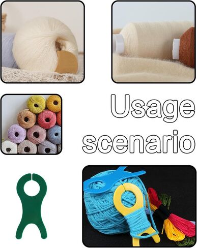 PSON 5pcs لوحة متعرج الخيط ، بكرة خيط بلاستيكية للحرف الخيط ، الخياطة DIY ، غرزة متقاطعة ، حامل منظم الخيط (5 ألوان) in Kuwait