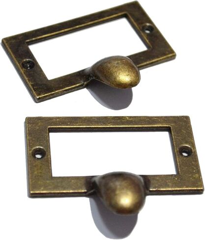 10 PCS TAG TAG TABLE TABLE FRAMES عتيقة اسم ملف حاملي البطاقة الرجعية يسحب مقابض عتيقة لمكتب أدوية درج الطبقة الوهمية CAPOTHECARY APOTHECARY (الطول: 2-1/4 "العرض: 1-1/4") in Kuwait