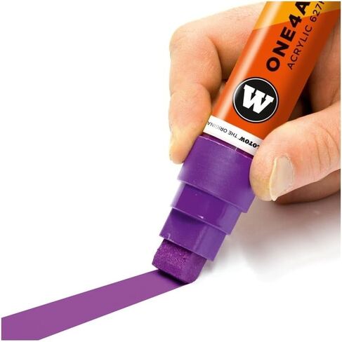 MOLOTOW ONE4ALL Acrylic Paint Marker, 4mm, Neon Pink, 1 Each (227.208) in Saudi Arabia