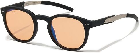Horus X ® • Round Blue Light Computer Glasses | Anti-Fatigue Screens| for Small Faces | Urban Amber in Saudi Arabia