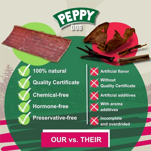 Dog Treats Beef Gullet for Dogs (100 Count (Pack of 1) 6 inch | Beef Flat Jerky Chews | Beef Esophagus Dog Treats | Beef Jerky Snack | All Natural Beef Esophagus Snack | Beef Gullet for All Dogs in Kuwait