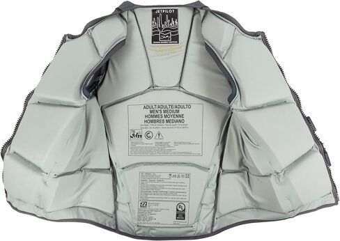 JETPILOT SHAUN MURRAY NEOPRENE CGA VEST-Grey-2XL in Saudi Arabia