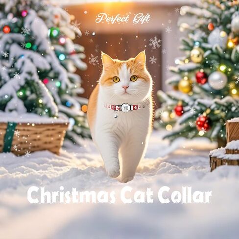 Cat Collar with Bells, Reflective Cat Collars Breakaway with Qr Code, Adjustable Kitten Collar with Name Tag Pink in Kuwait