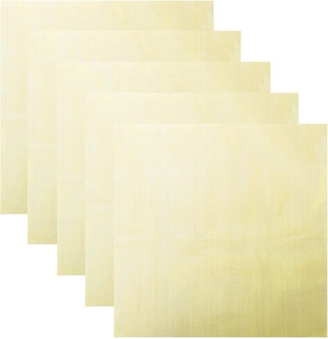 uxcell 5 Pack Brass Mesh, 5.9" x 5.9" 40 Mesh Brass Woven Wire Mesh Brass Filter Coarse Dense Filter Screen Mesh for Non-Magnetic Signal Screen Tool DIY Fill Fabric in Saudi Arabia