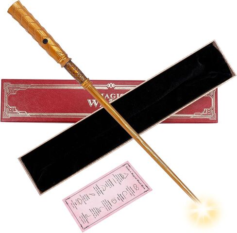 Light Up Magic Wizard Wand Rechargeable Illuminating Wands for Witches Kids Boys Girls Party Gift, Note in Kuwait