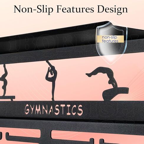 اعتقدت أنها غير قابلة للانزلاق يمكنها أن تفعل ذلك، فهي تعرض رف الكأس على شكل شماعة ميدالية، وعرض شماعة ميدالية للجدار مع 4 صفوف، وعرض ميدالية السباق، عرض حامل ميدالية مطور للجمباز، والسباق، وكرة القدم، والسباحة in Kuwait